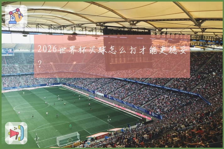 2026世界杯买球怎么打才能更稳妥?
